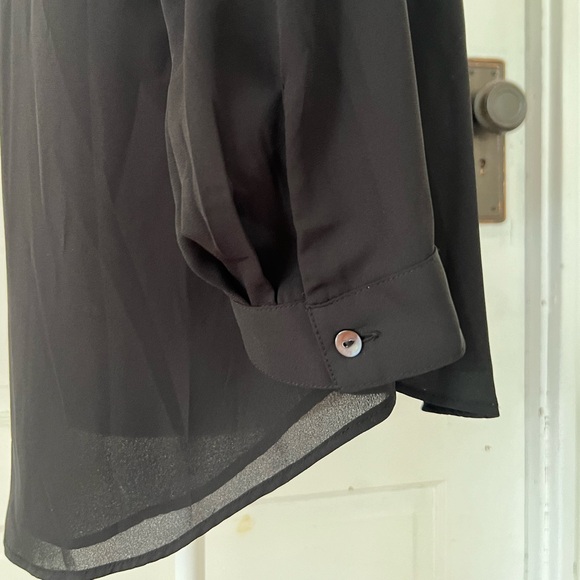 HD in Paris | Black Tie Neck Blouse - Picture 4 of 7